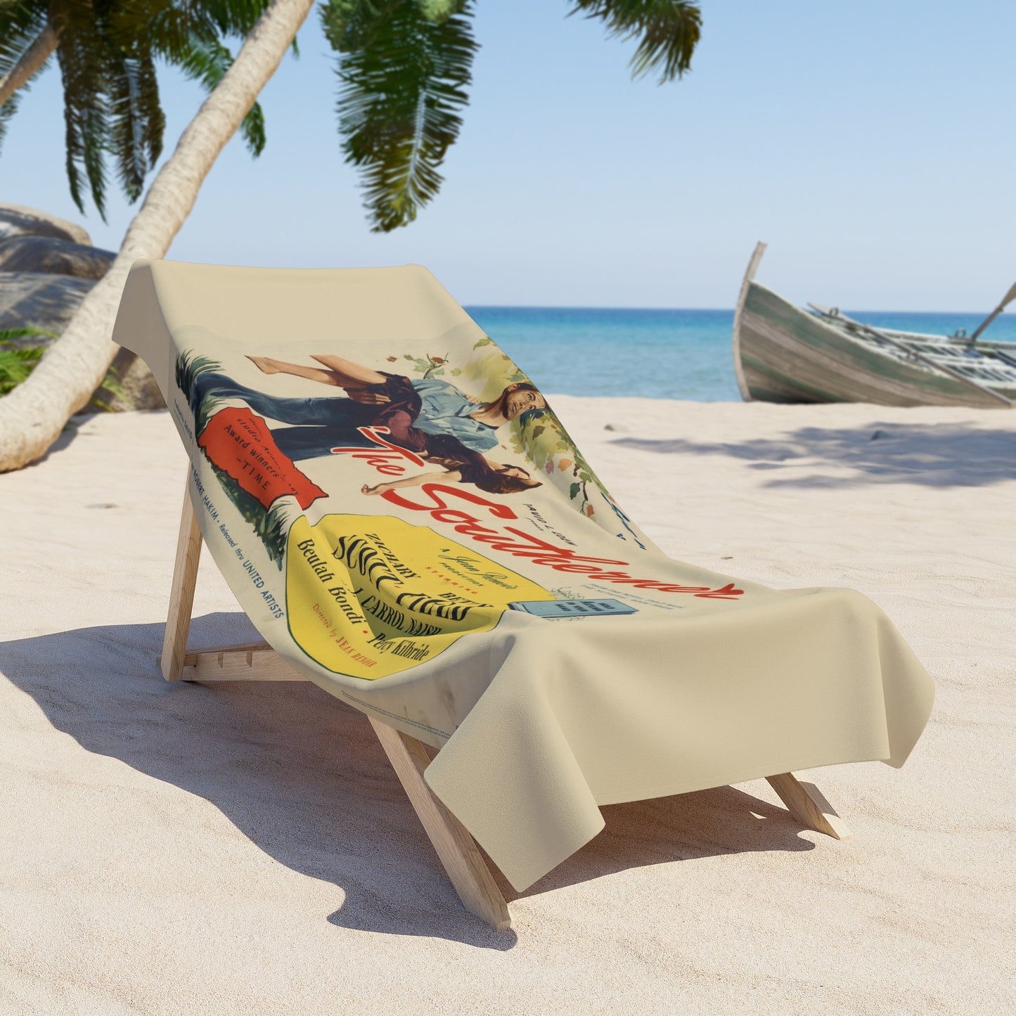 The Southerner Vintage Movie Poster Retro Print Beach Towel 2 Sizes