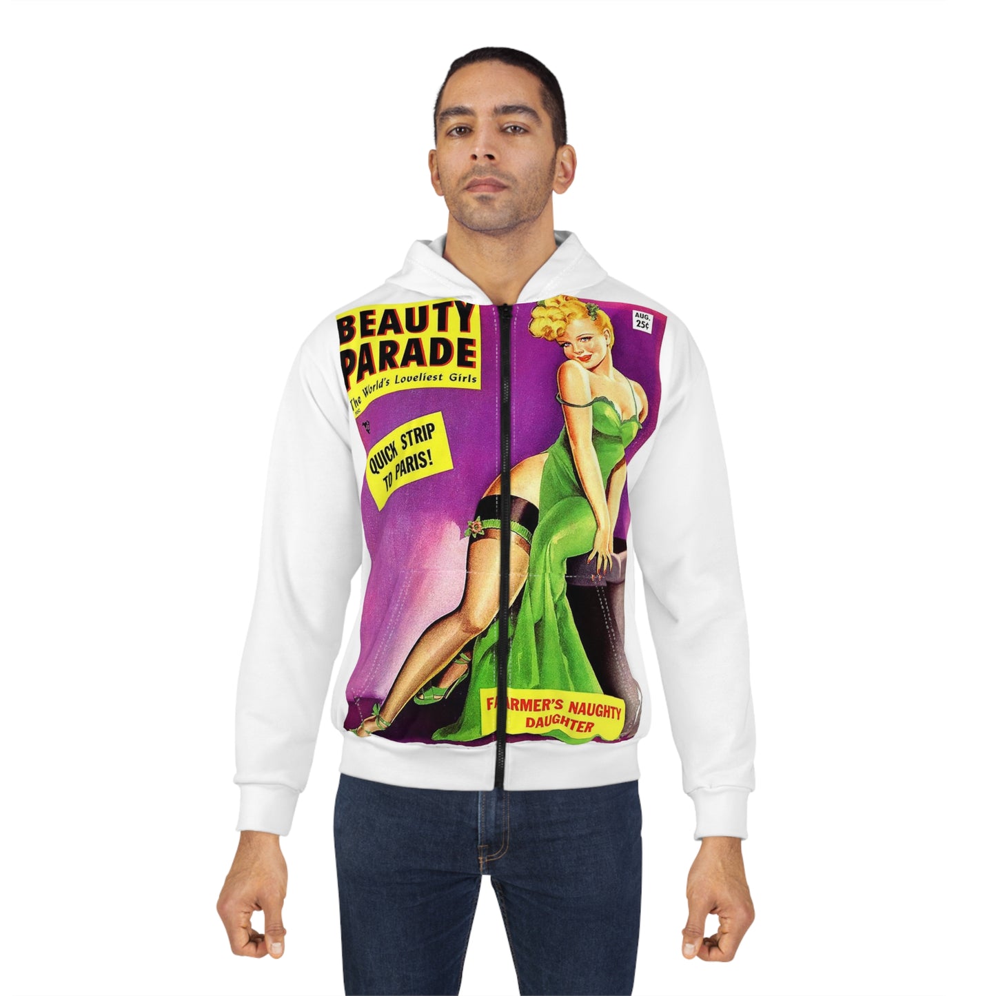 Beauty Parade Zip Hoodie White