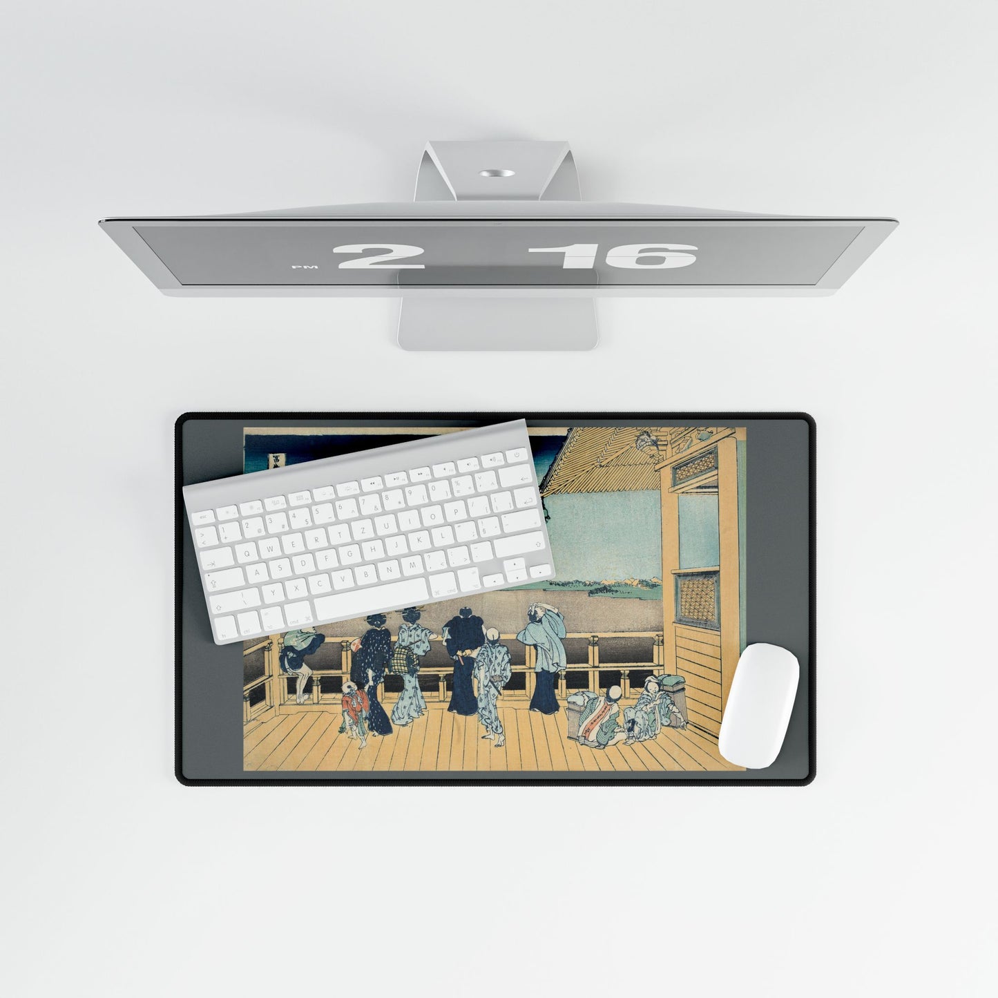 The Sazai Hall by Hokusai Desk Mat/Mousepad
