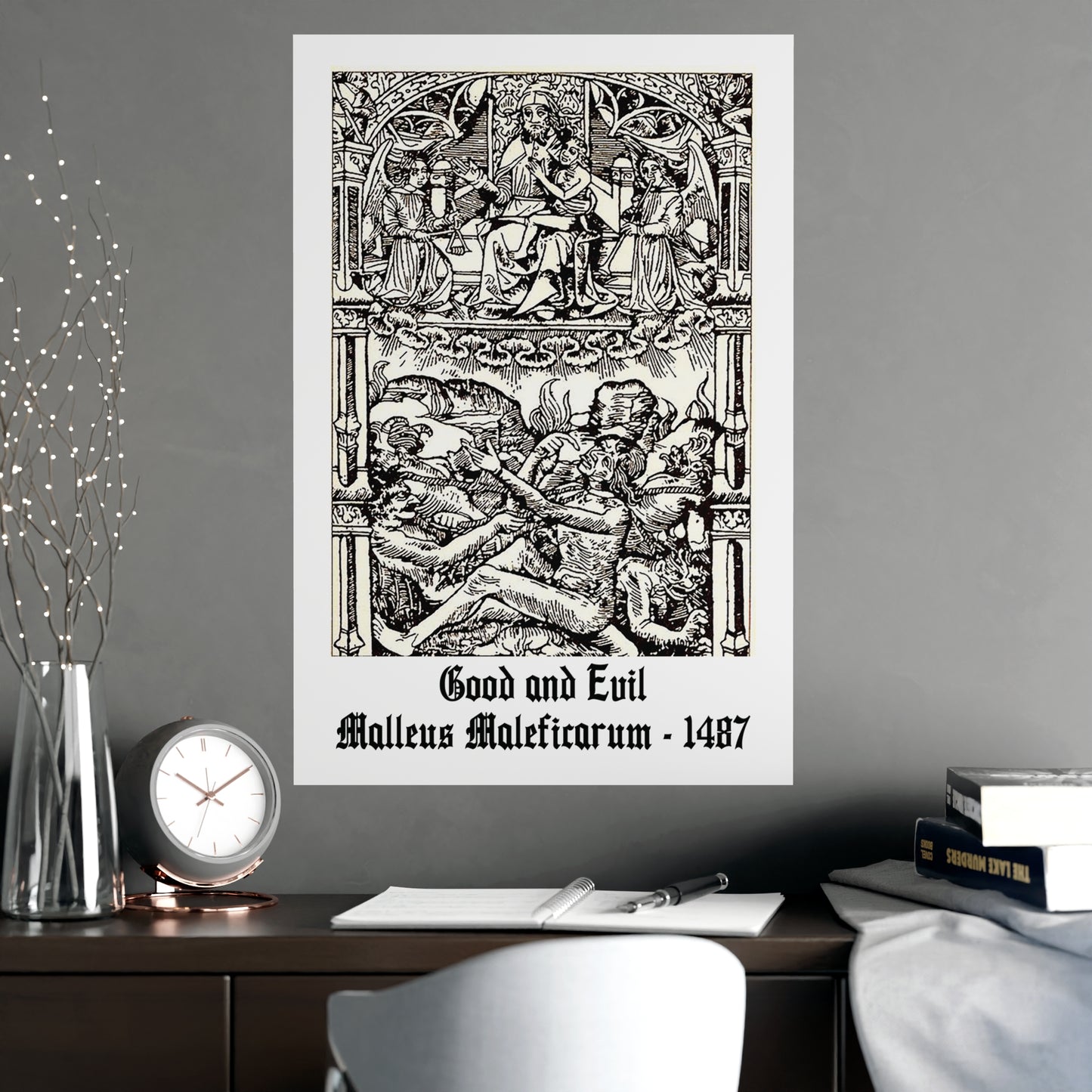 Good and Evil - Malleus Maleficarum, 1487 - Many Sizes Available