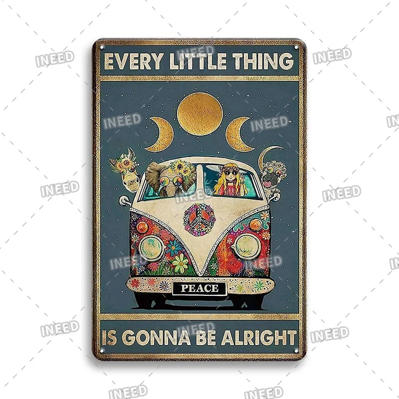 Funny Metal Signs Vintage Garage Wall Art Man Cave Retro Home Decor 8x12in 1