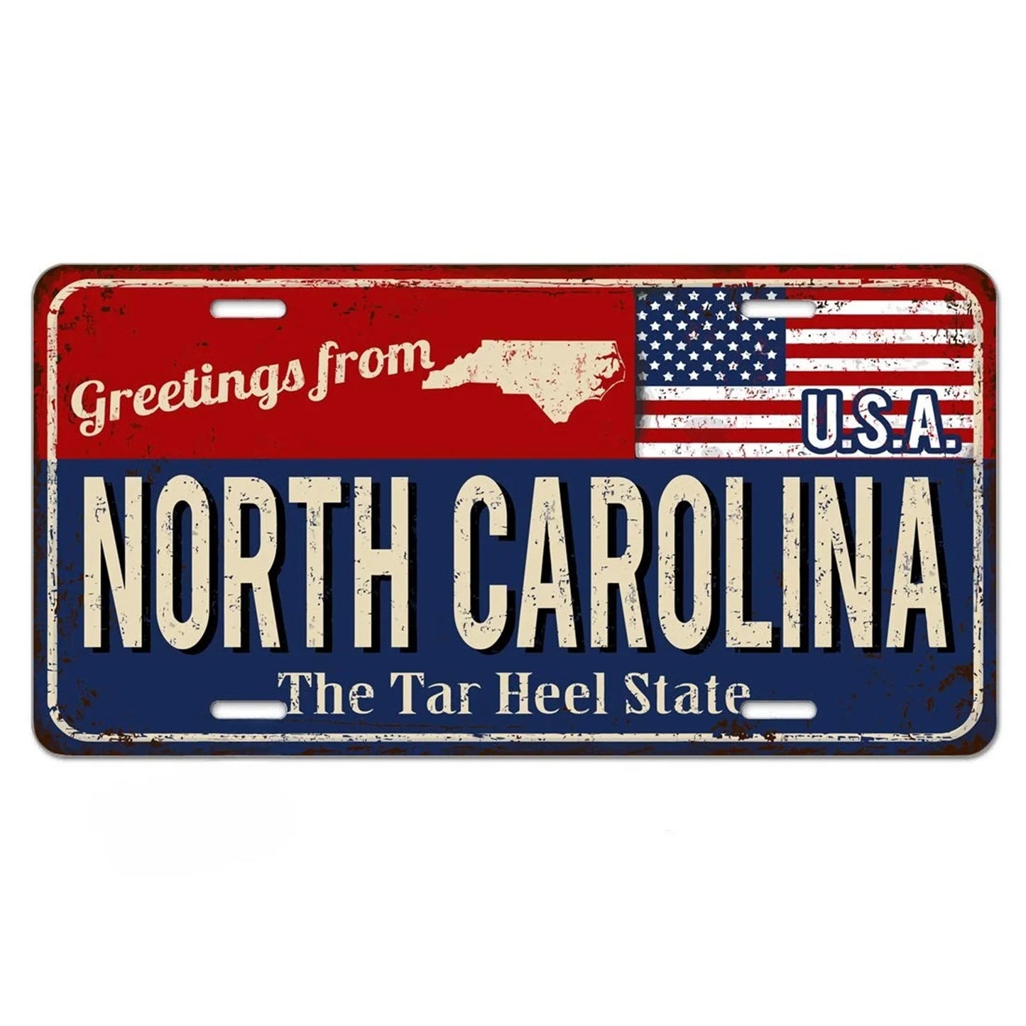 Vintage Metal State License Plate Signs Novelty Car Art Tags Home Bar Decor 1