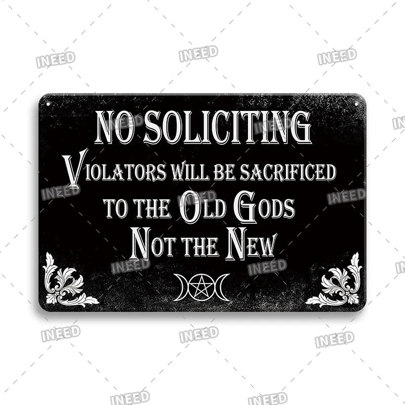 Funny Metal Signs Vintage Garage Wall Art Man Cave Retro Home Decor 8x12in 1