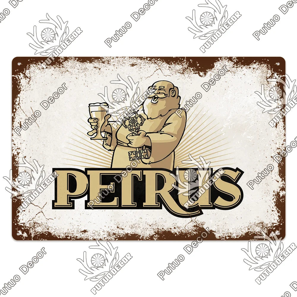 Belgian Beer Metal Signs Vintage Decorative Plaque Pub Bar Man Cave Wall Art 2