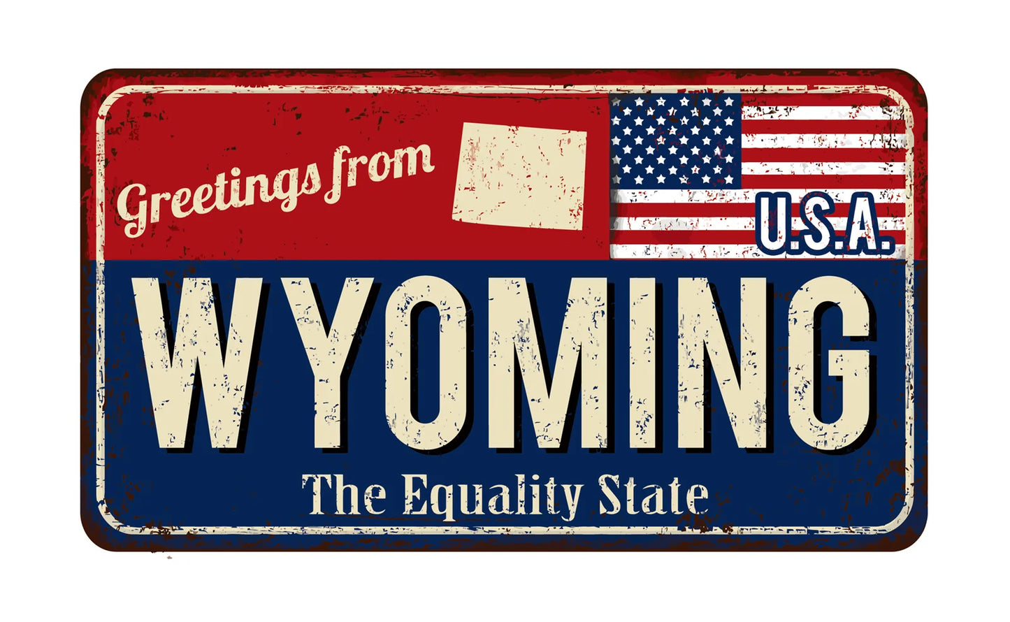 Vintage Metal State License Plate Signs Novelty Car Art Tags Home Bar Decor 1