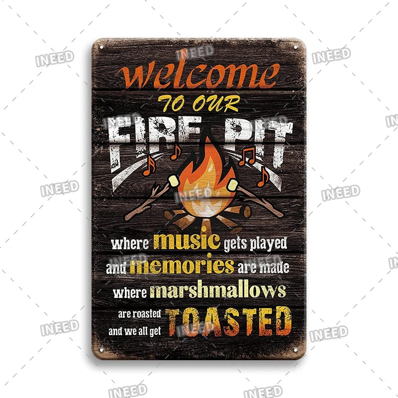 Funny Metal Signs Vintage Garage Wall Art Man Cave Retro Home Decor 8x12in 2