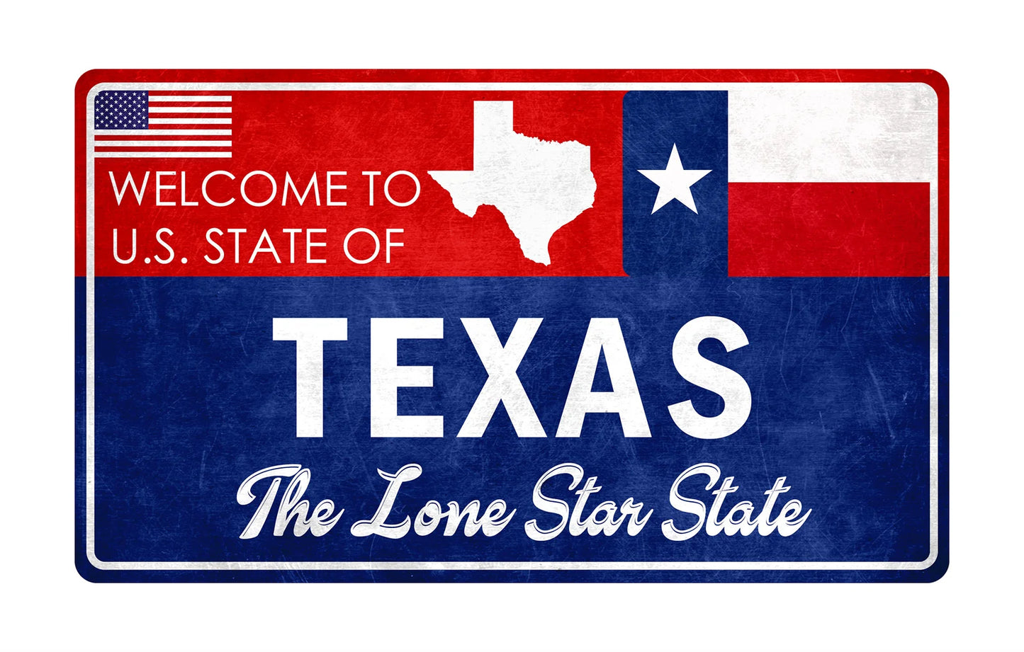 Vintage Metal State License Plate Signs Novelty Car Art Tags Home Bar Decor 3