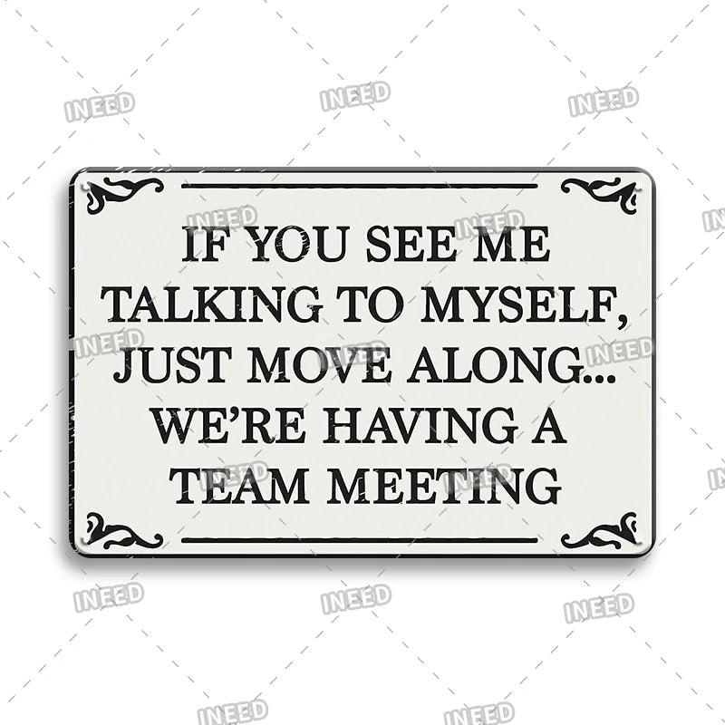 Funny Metal Signs Vintage Garage Wall Art Man Cave Retro Home Decor 8x12in 2