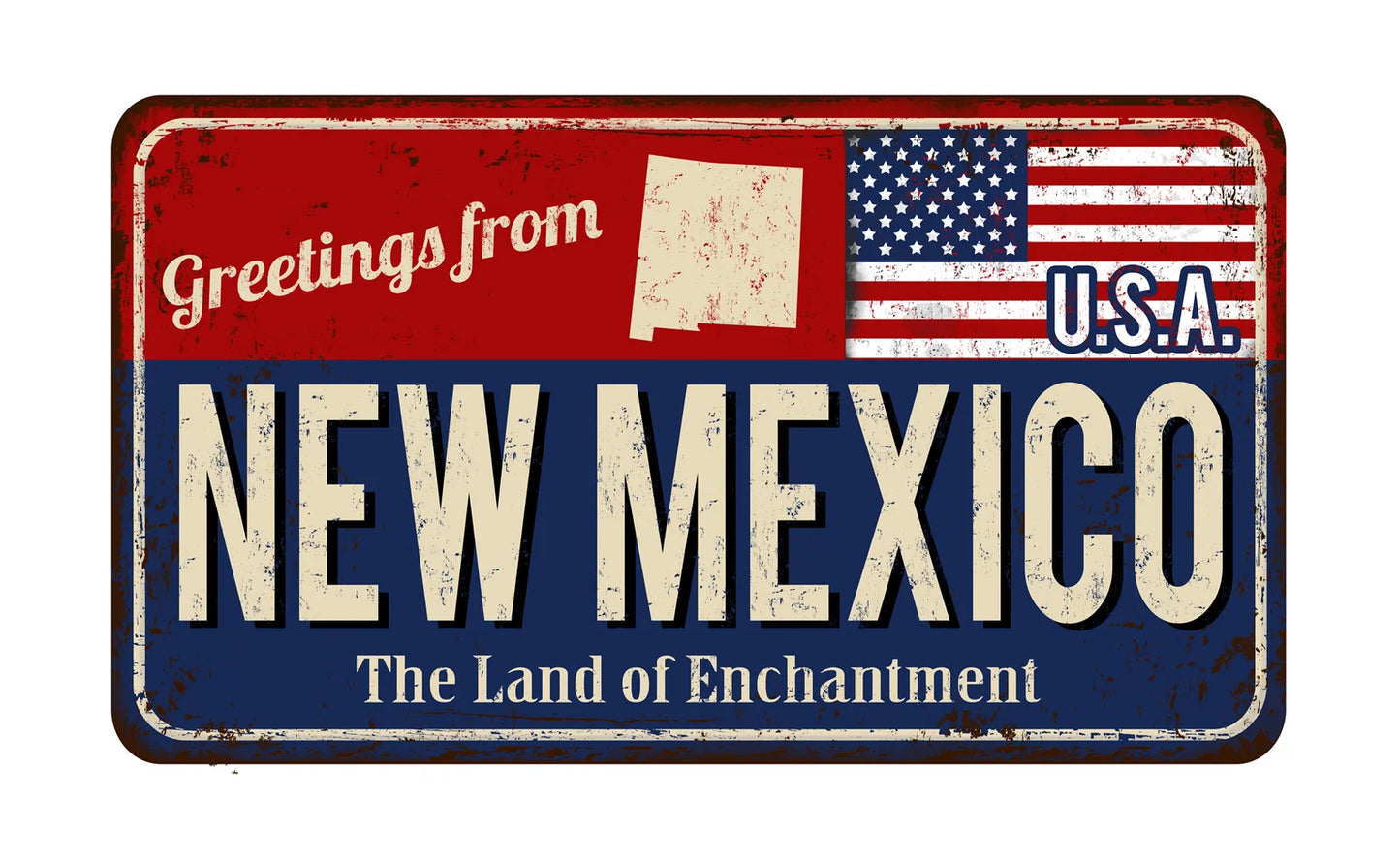 Vintage Metal State License Plate Signs Novelty Car Art Tags Home Bar Decor 2