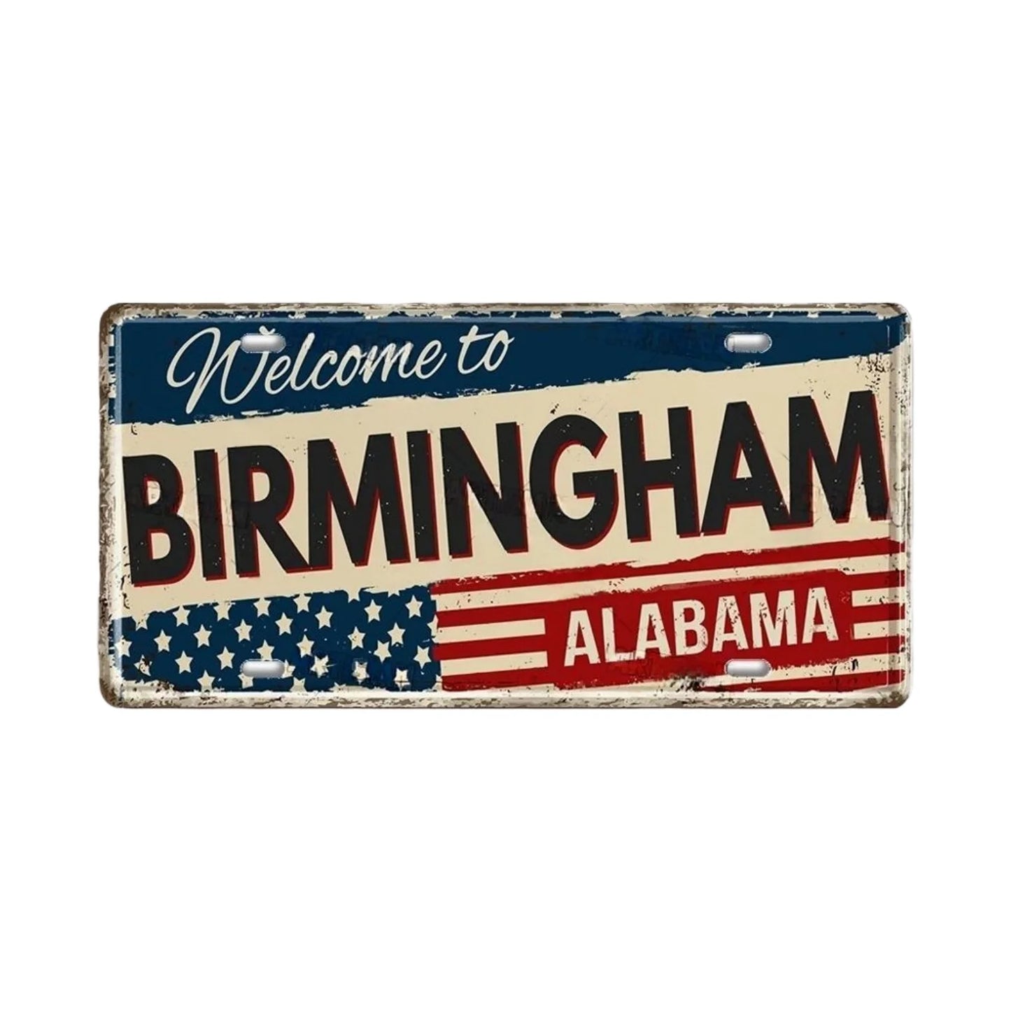 Vintage Metal State License Plate Signs Novelty Car Art Tags Home Bar Decor 1