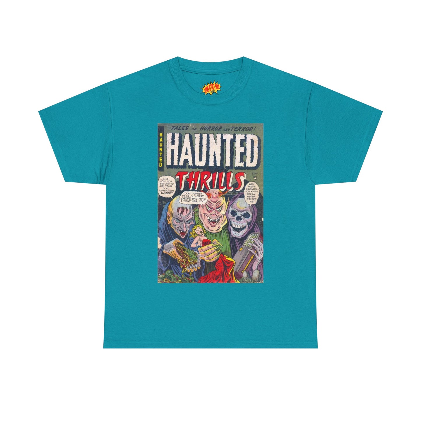 Haunted Thrills September Comic Tee Shirt *Multiple Colors*
