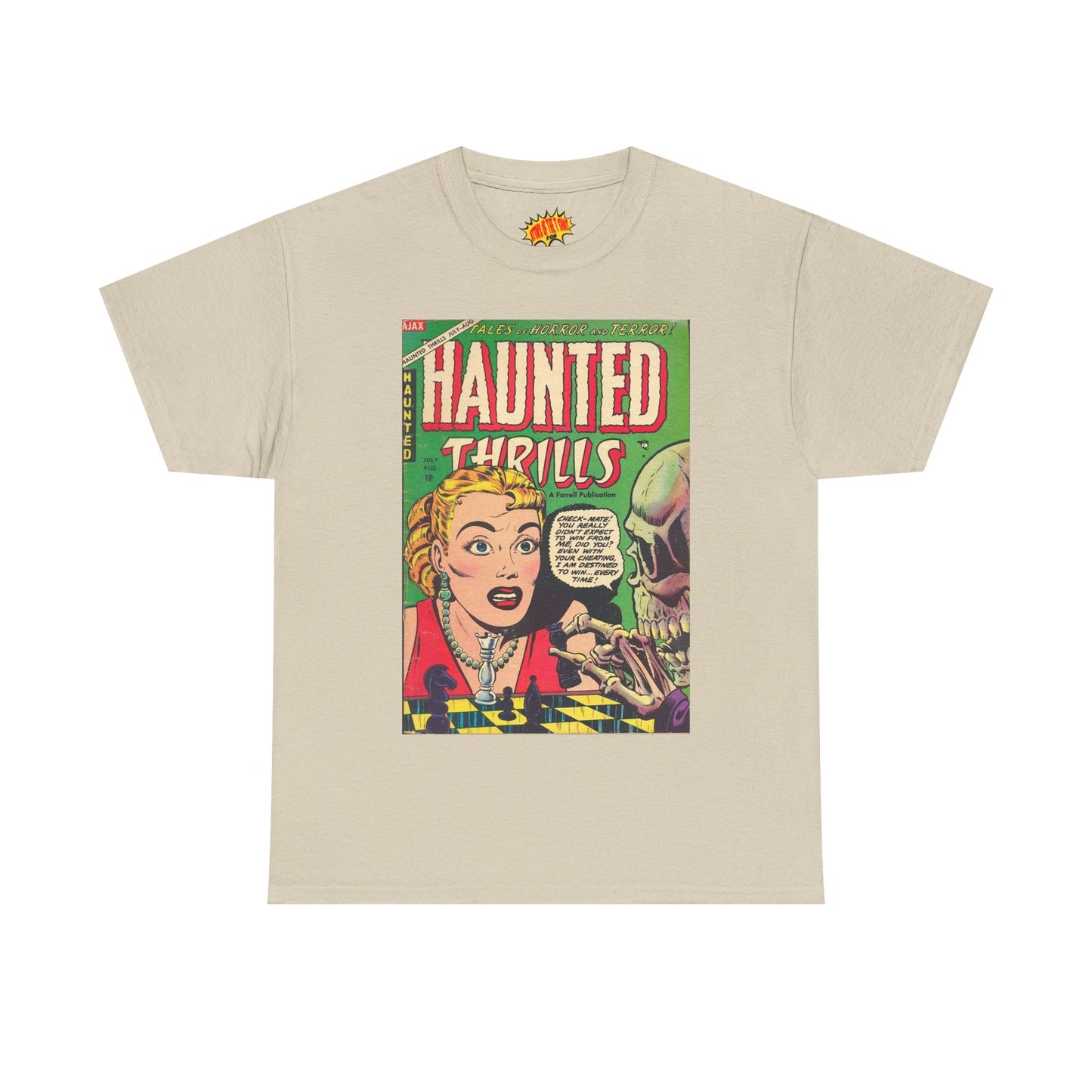 Haunted Thrills July - August Comic Tee Shirt *Multiple Colors*