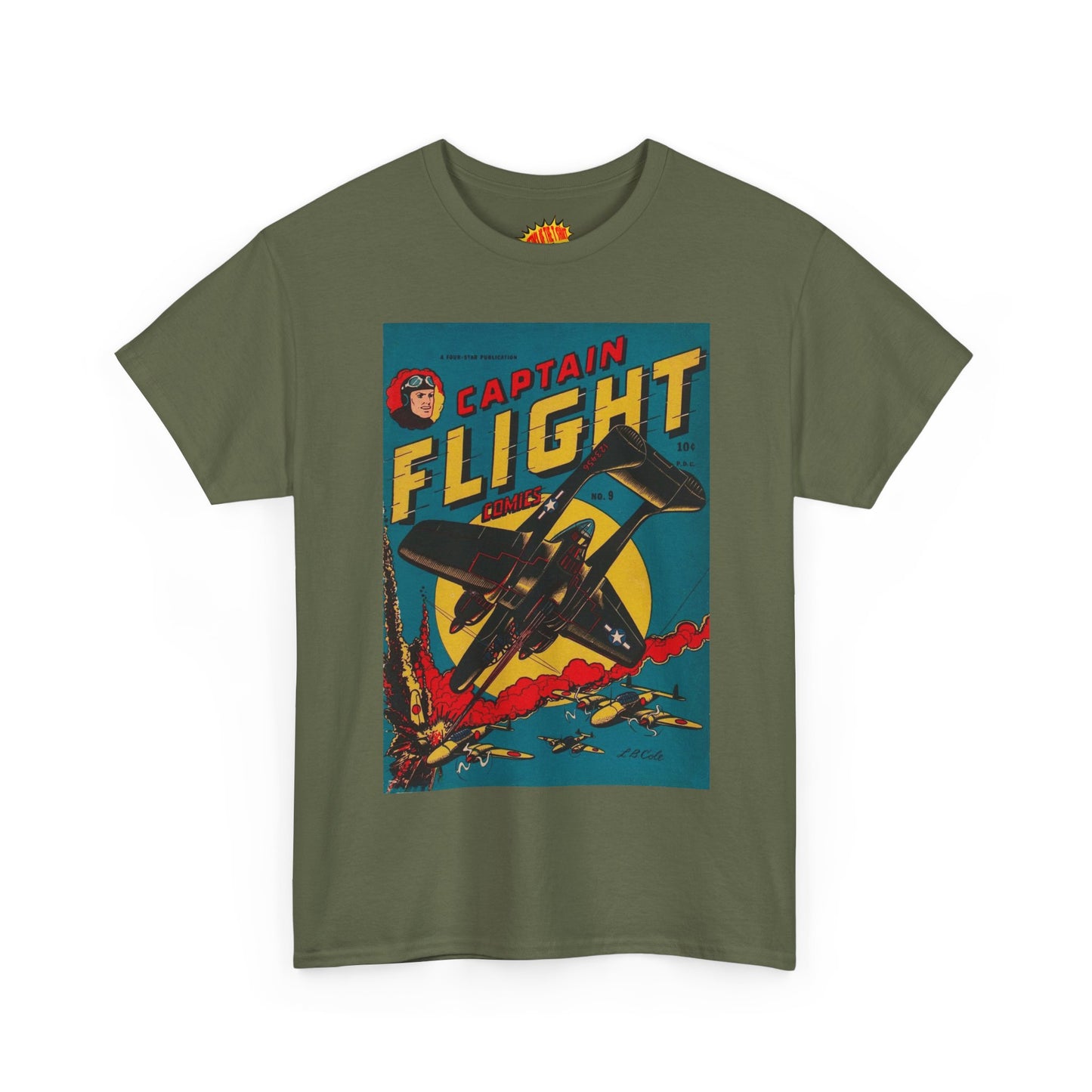 Captain Flight No. 9 Comic Tee Shirt *Multiple Colors*