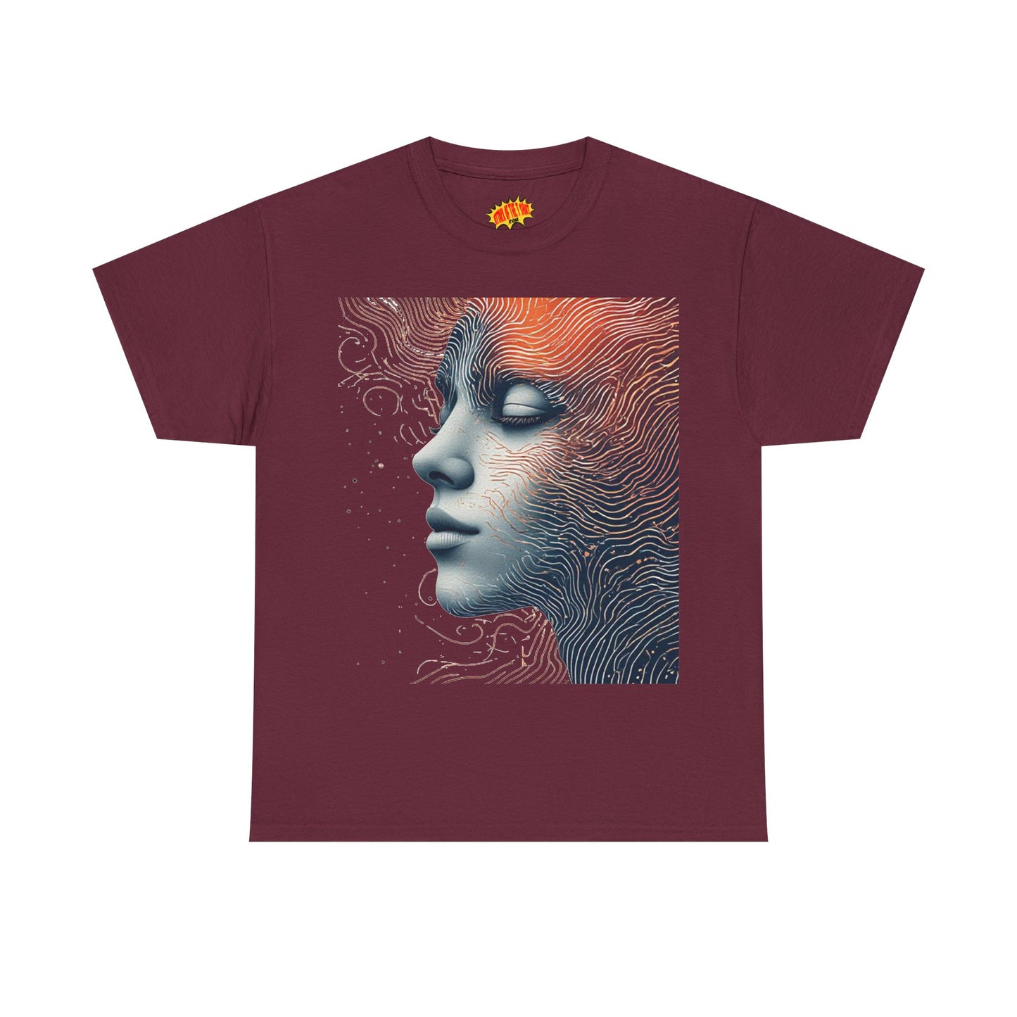 Graphic Art Face Tee Shirt *Multiple Colors*