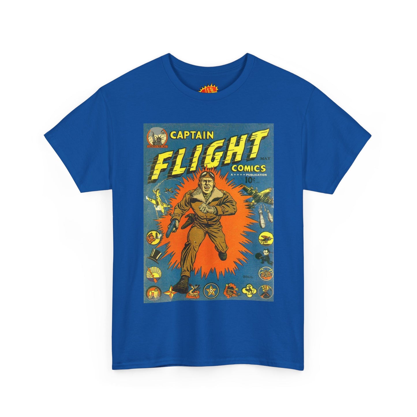 Captain Flight May Comic Tee Shirt *Multiple Colors*