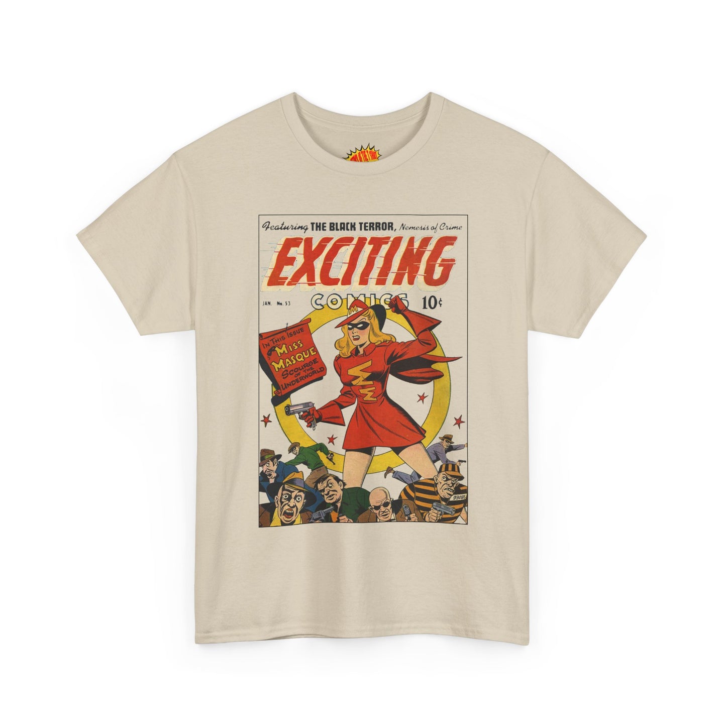 Exciting Comics #53 - Heavy Cotton Tee *Many Sizes and Colors Available*