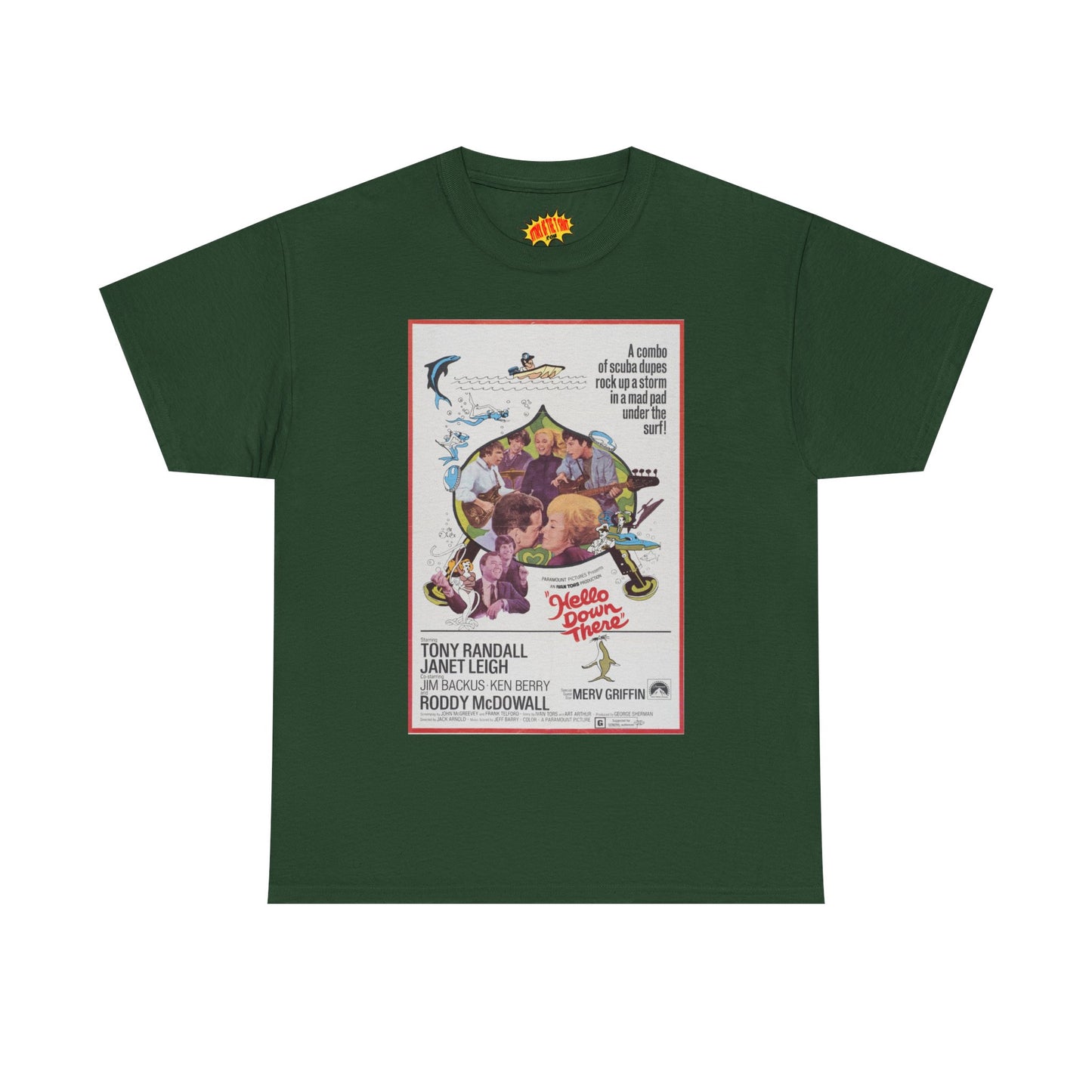 Hello Down There Movie Poster T-Shirt *Multiple Colors*