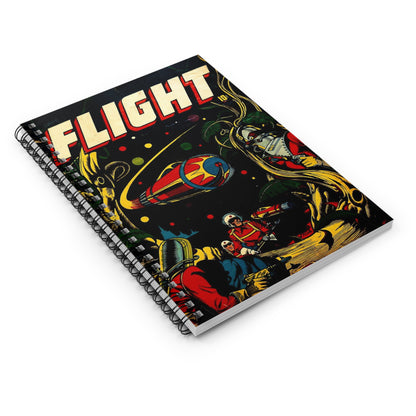 Captain Flight Comic Spiral Notebook