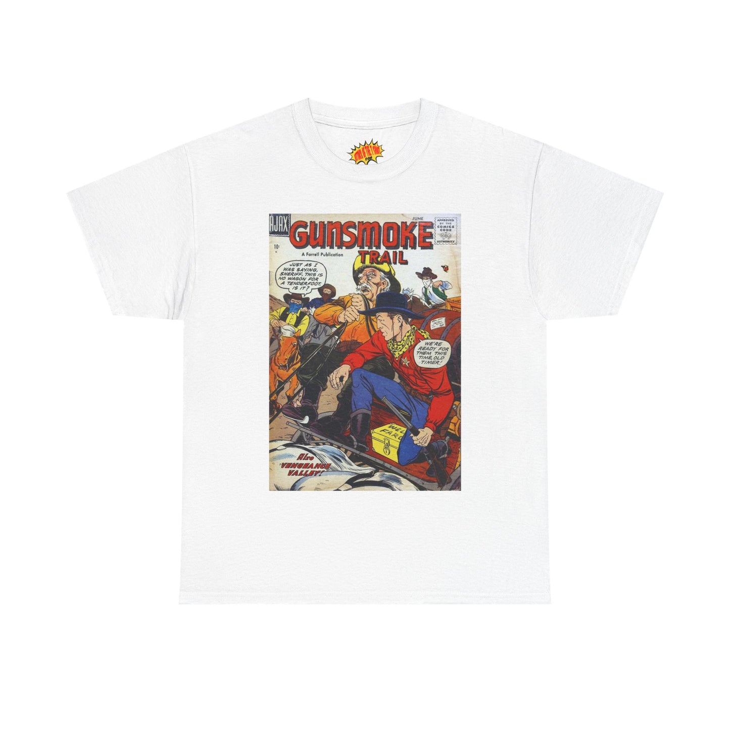 Gunsmoke Trail June Comic Tee Shirt *Multiple Colors*