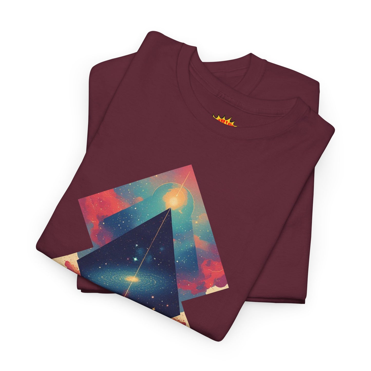Geometric Shape Galaxy Graphic Space Art Tee Shirt *Multiple Colors*