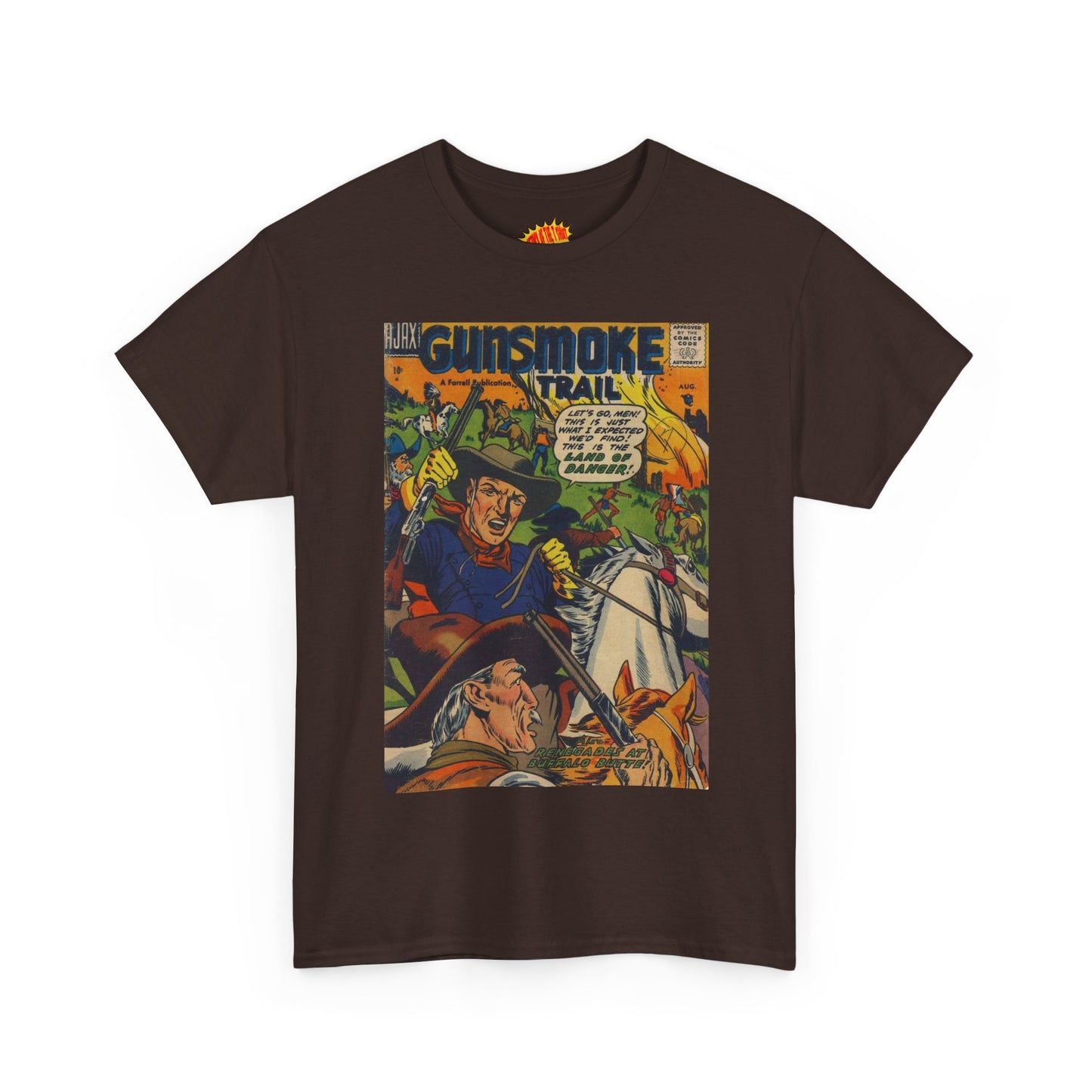 Gunsmoke Trail August Comic Tee Shirt *Multiple Colors*