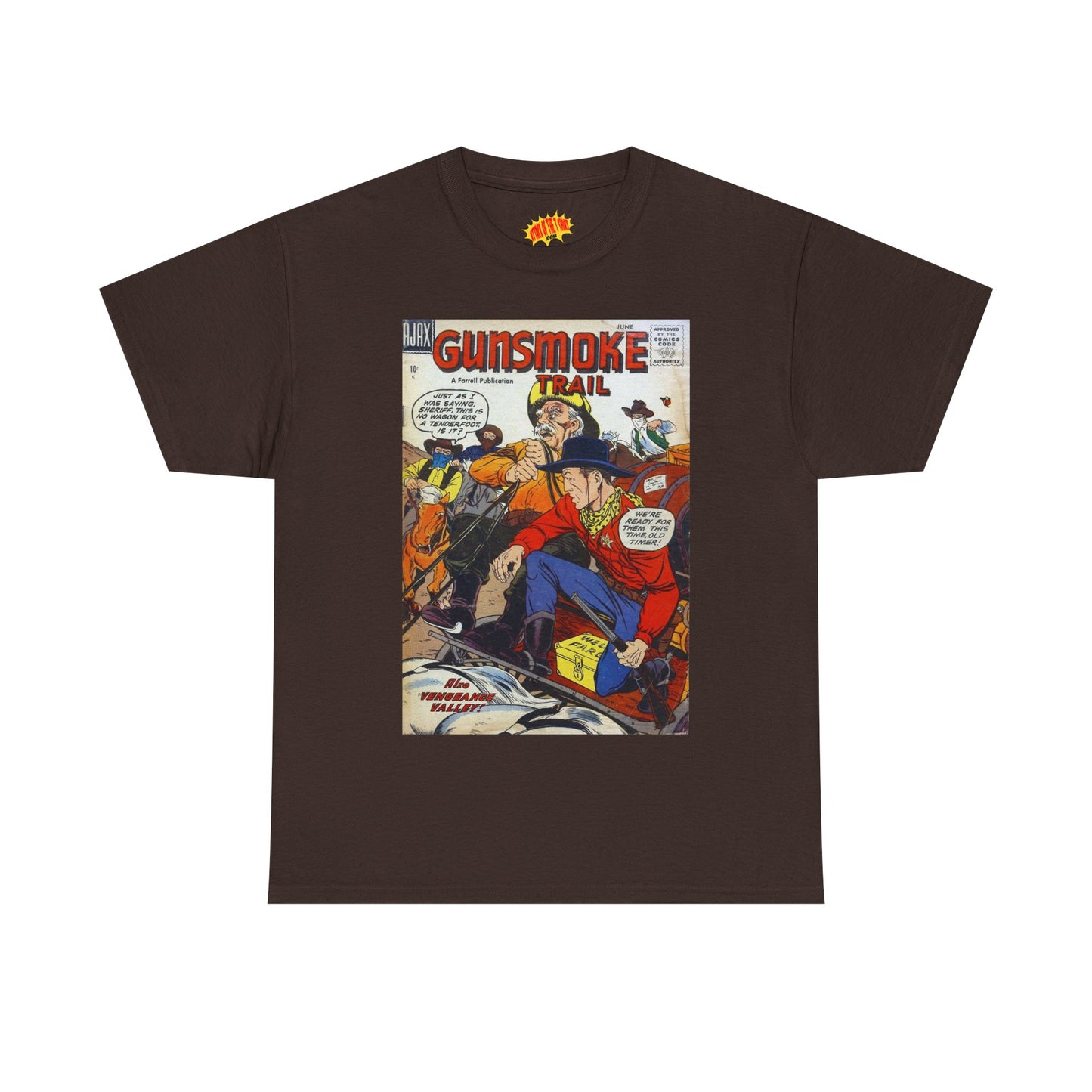 Gunsmoke Trail June Comic Tee Shirt *Multiple Colors*