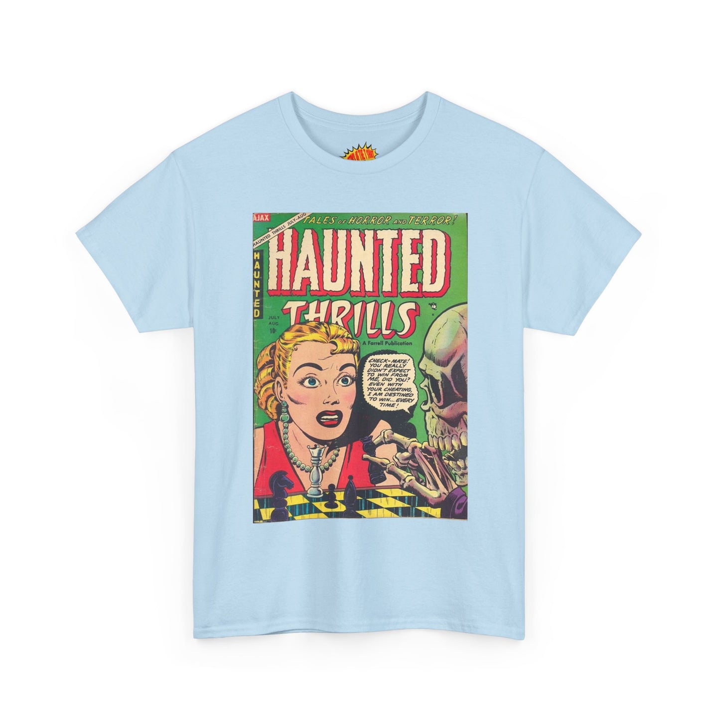 Haunted Thrills July - August Comic Tee Shirt *Multiple Colors*
