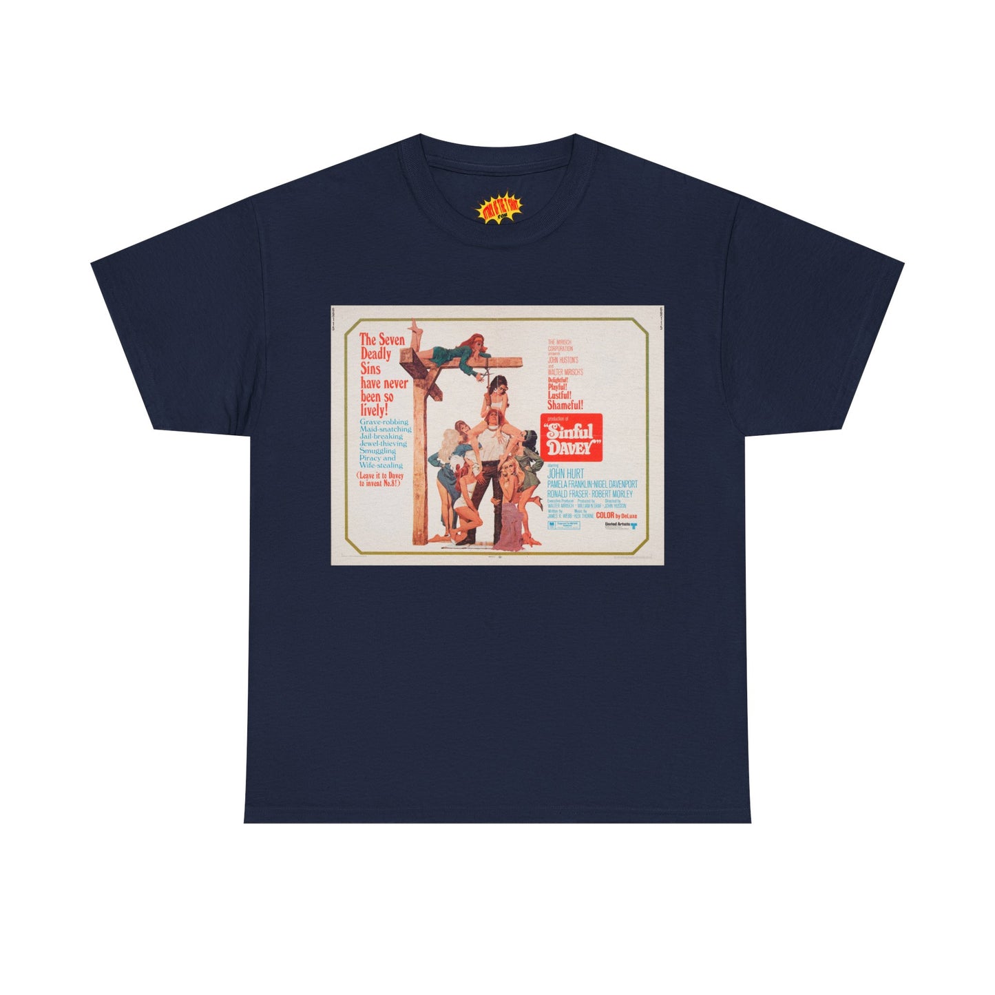 Sinful Davey Movie Poster T-Shirt *Multiple Colors*
