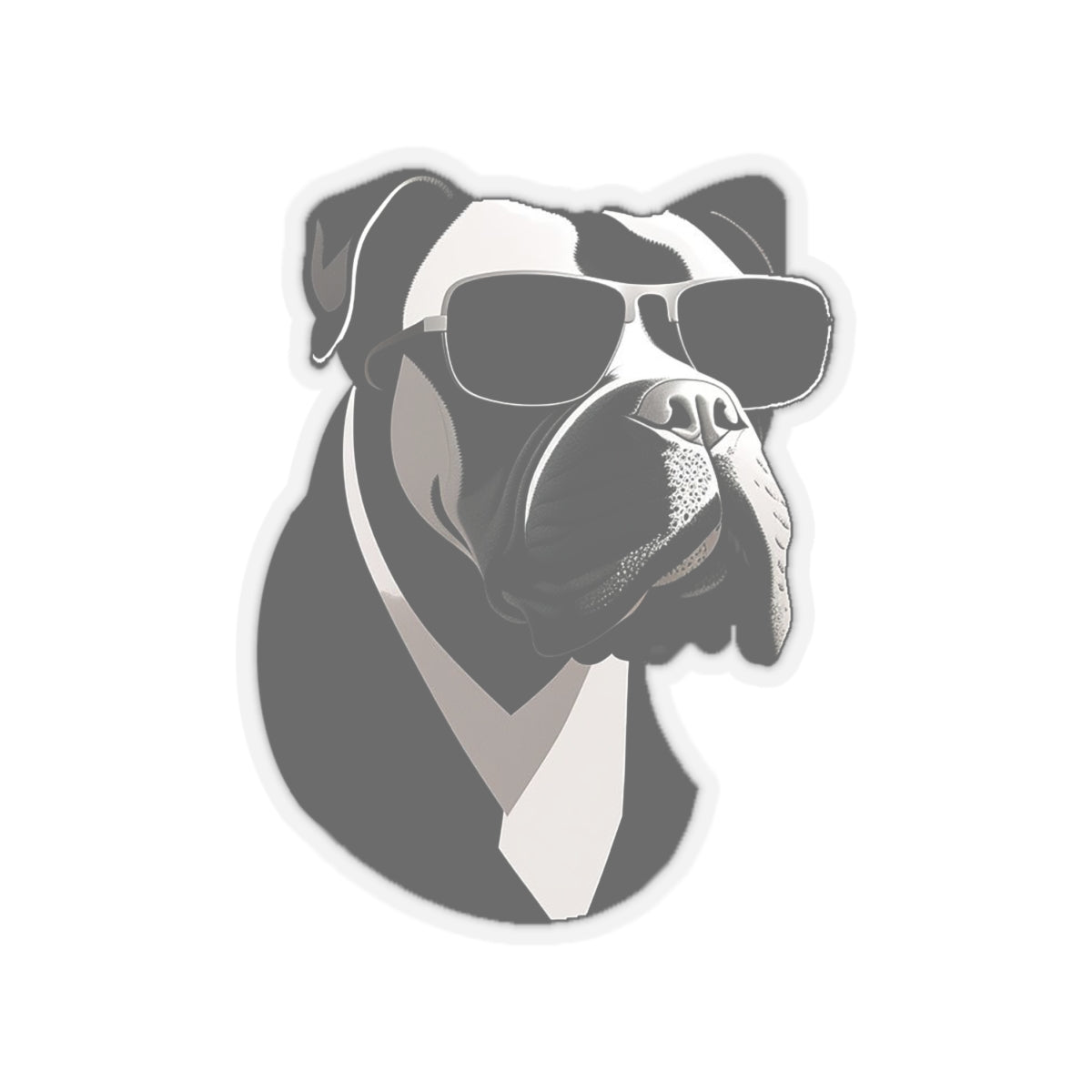 Dog with Sunglasses Stickers