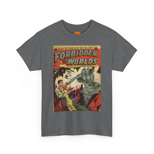 Forbidden Worlds July-August Comic Tee Shirt *Multiple Colors*