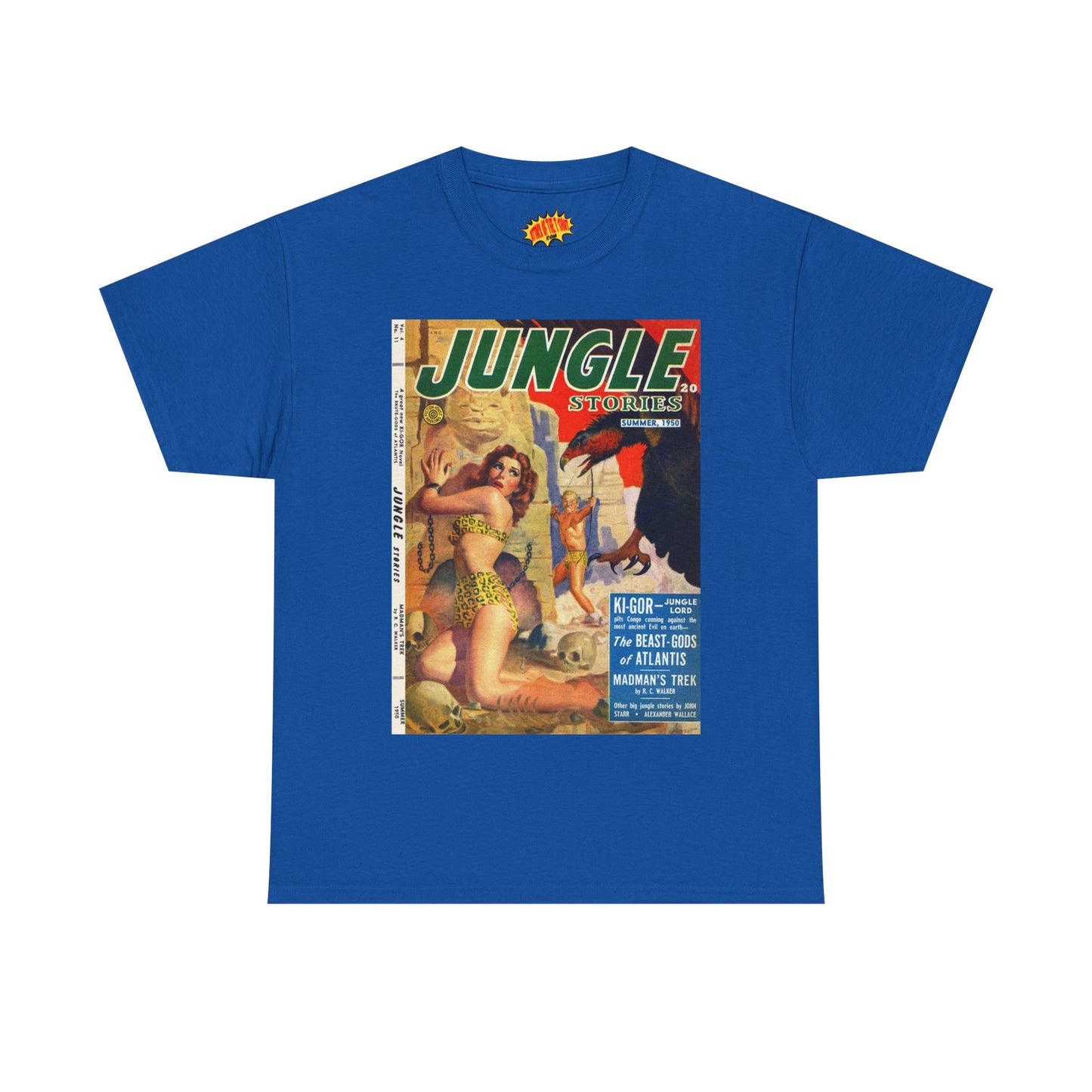 Jungle Stories Summer 1950 Comic Tee Shirt *Multiple Colors*