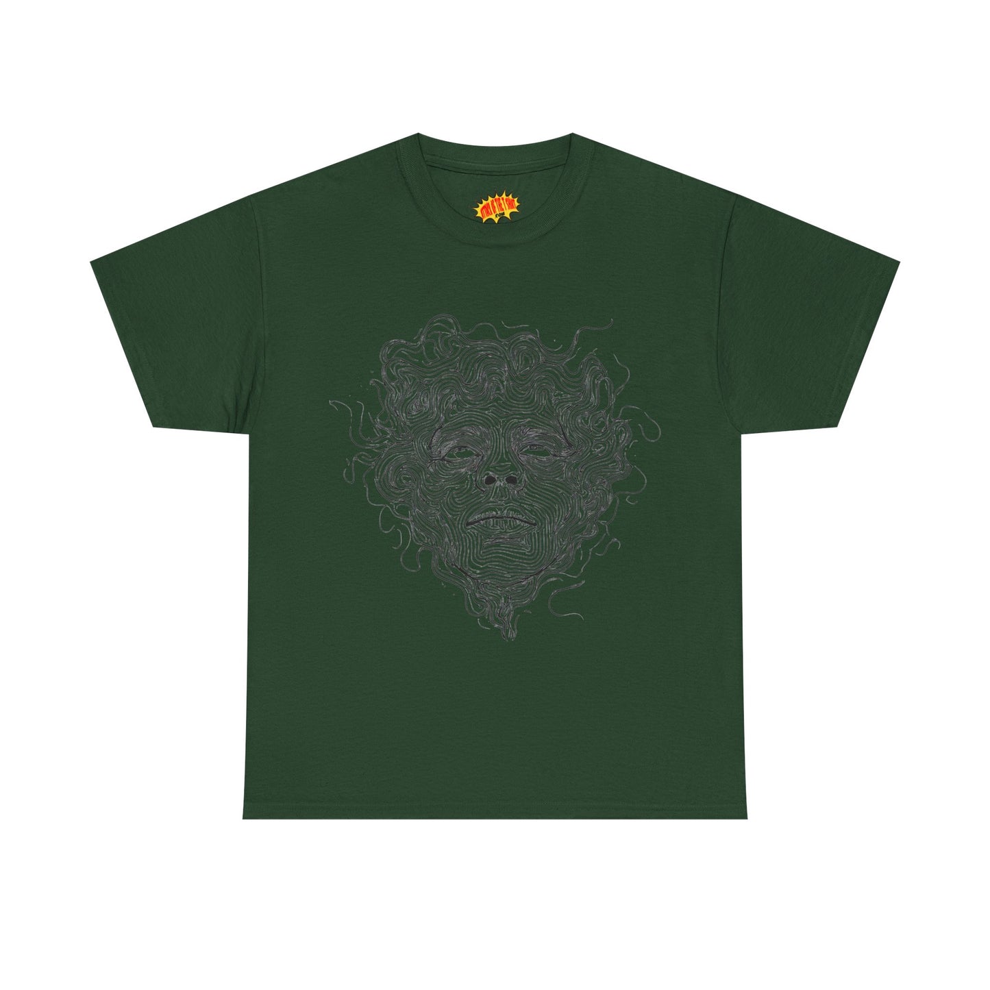 Human Face Line Drawing Graphic Art Tee Shirt *Multiple Colors*