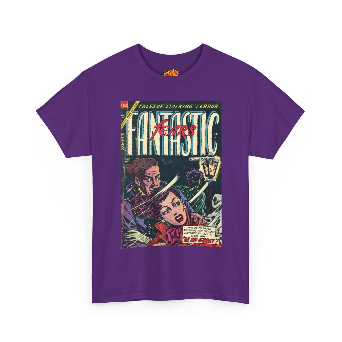 Fantastic Fears July - August Comic Tee Shirt *Multiple Colors*
