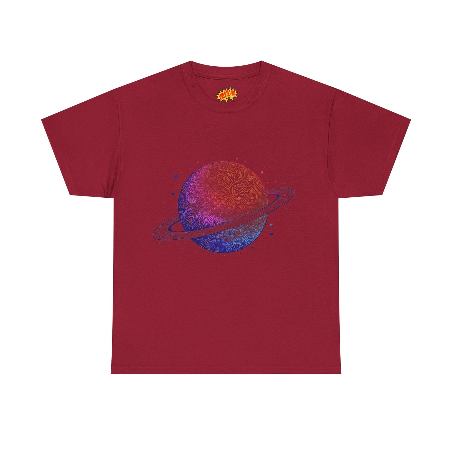 Space Art Ringed Planet Graphic Tee Shirt *Multiple Colors*
