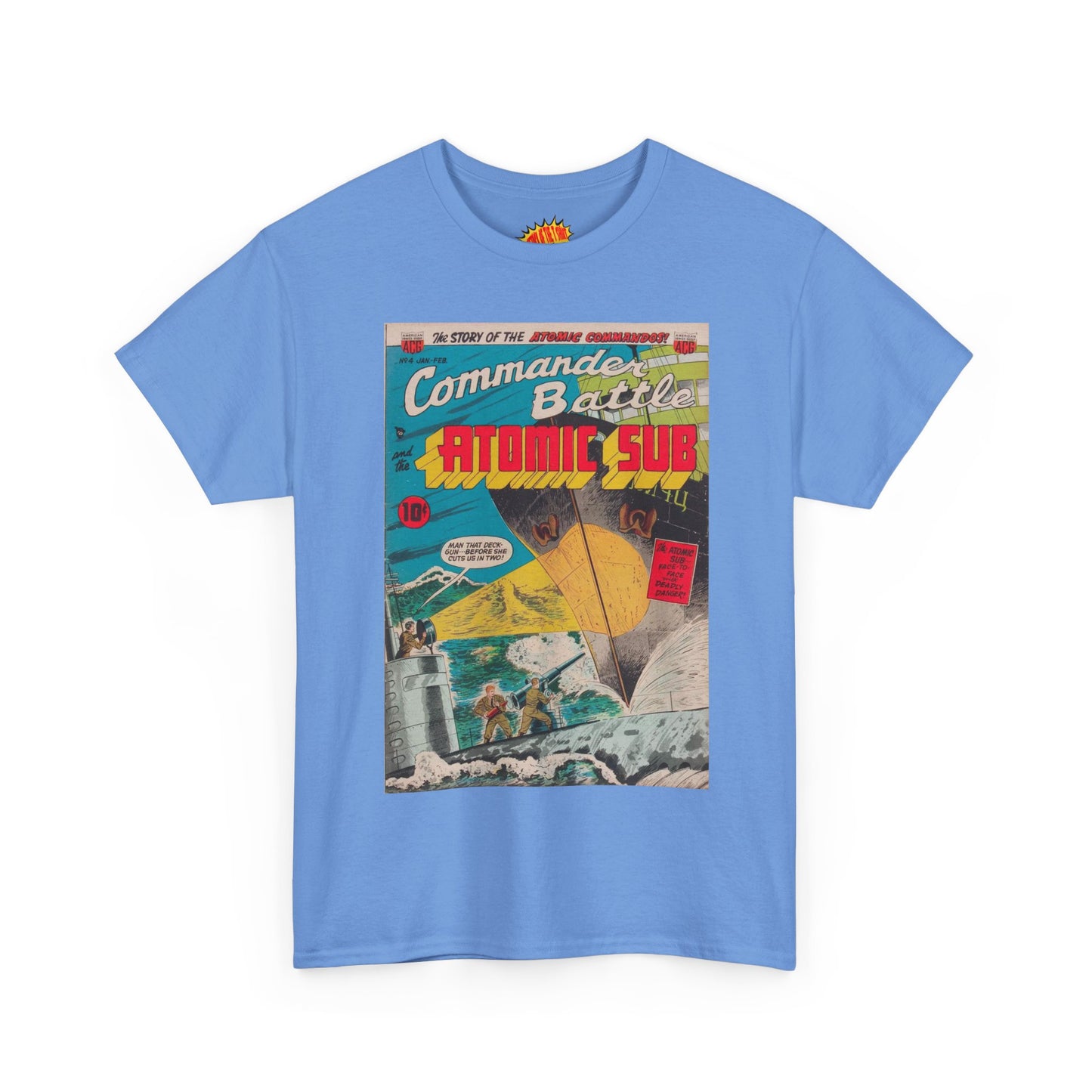 Commander Battle Atomic Sub No. 4 Comic Tee Shirt *Multiple Colors*