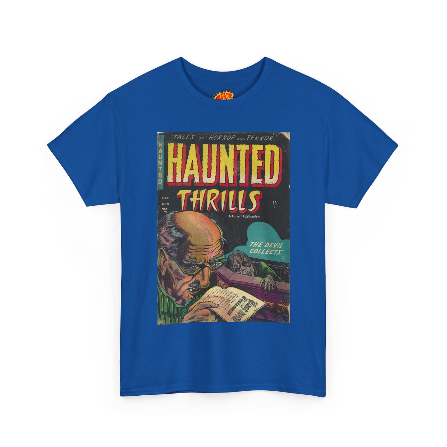 Haunted Thrills May - June Comic Tee Shirt *Multiple Colors*
