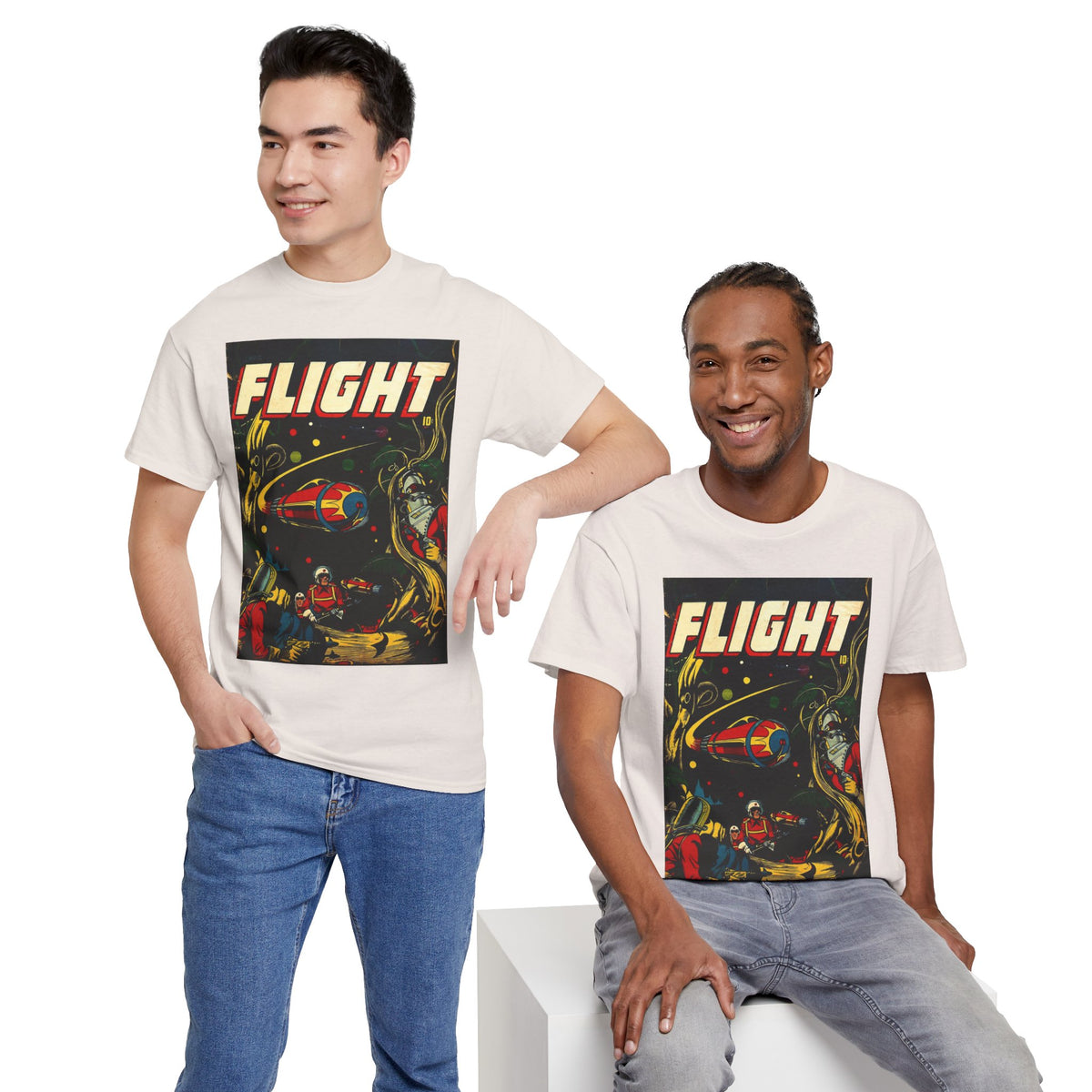 Captain Flight Comic Book Tee Shirt