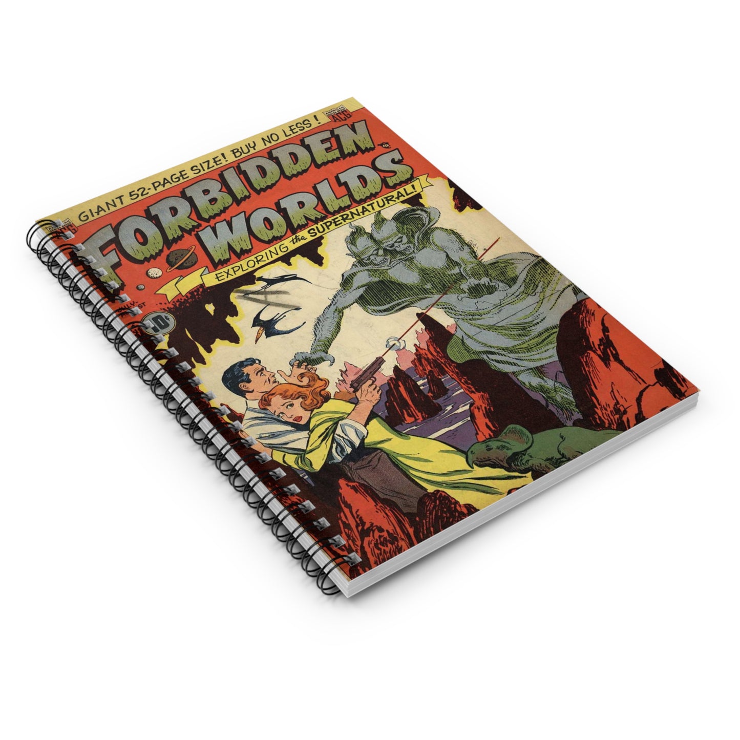 Forbidden Worlds July-August Dec. Comic Book Cover Notebook