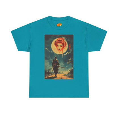 Walking Samurai w/Blood Moon Woman T-Shirt
