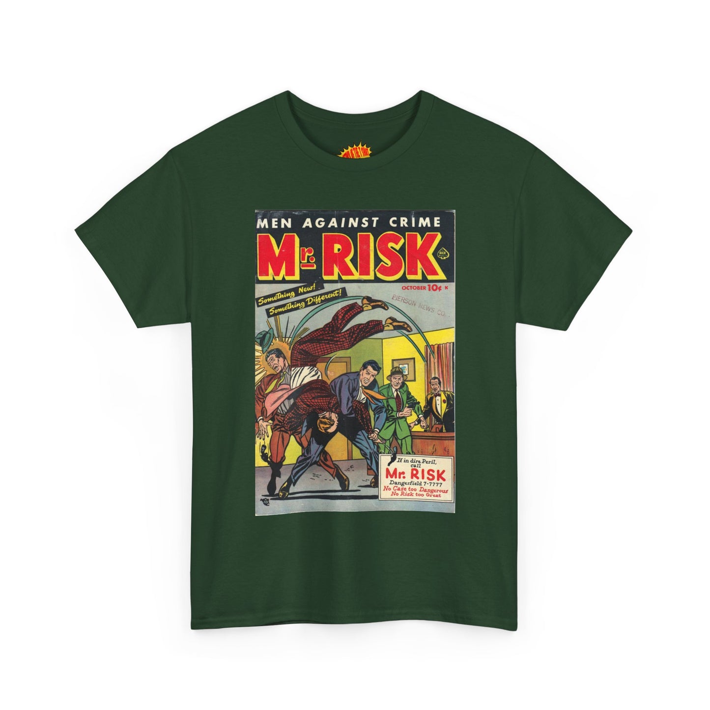Mr. Risk October Comic Tee Shirt *Multiple Colors*