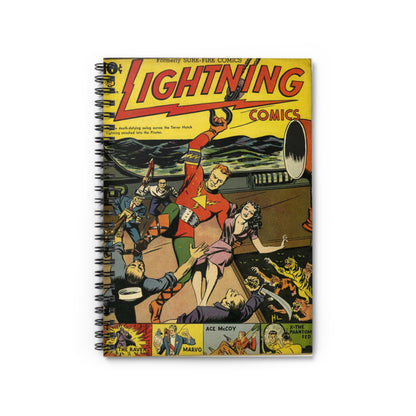 Lightning Comics December Spiral Notebook