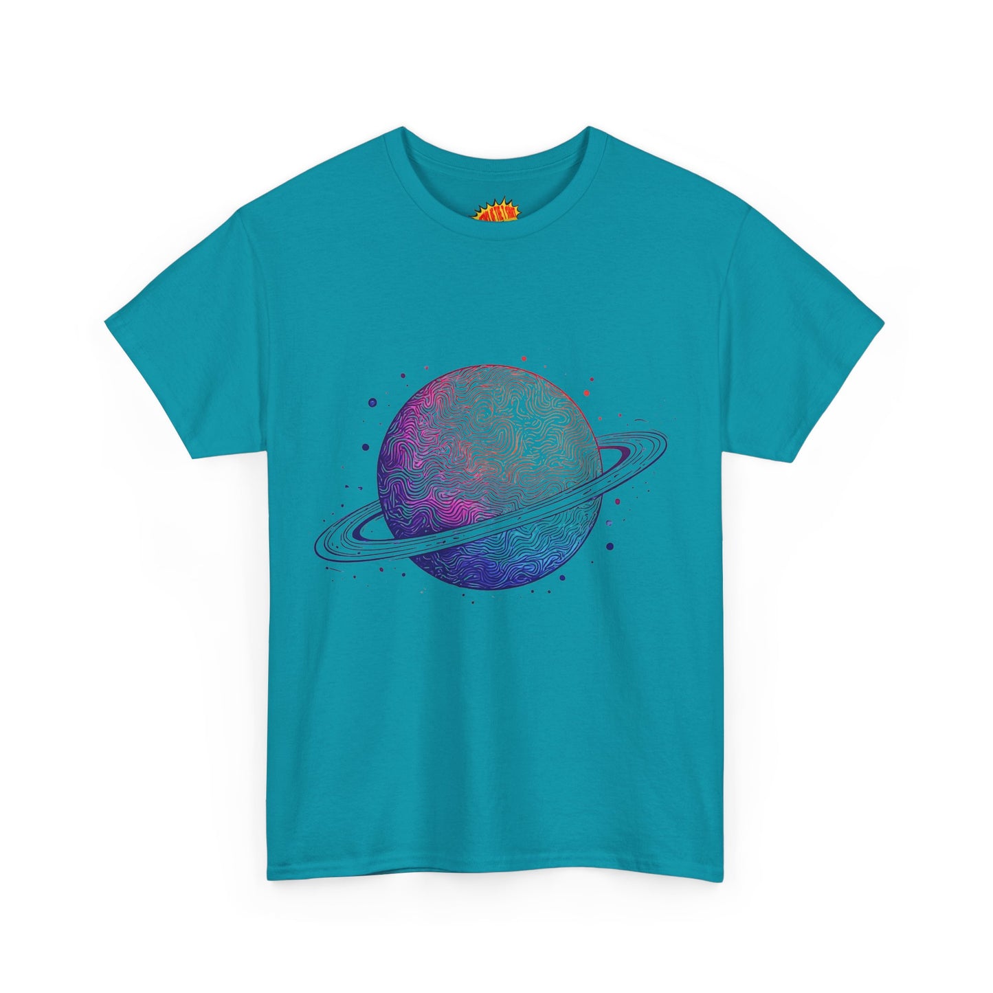 Space Art Ringed Planet Graphic Tee Shirt *Multiple Colors*