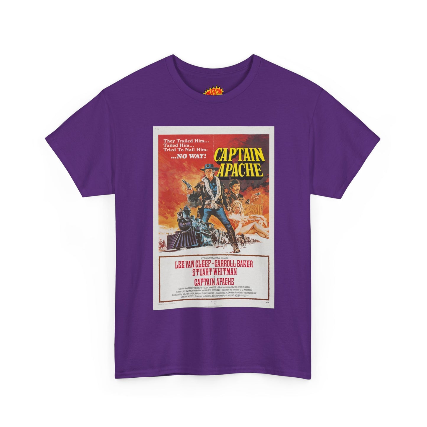 Captain Apache Movie Poster T-Shirt *Multiple Colors*
