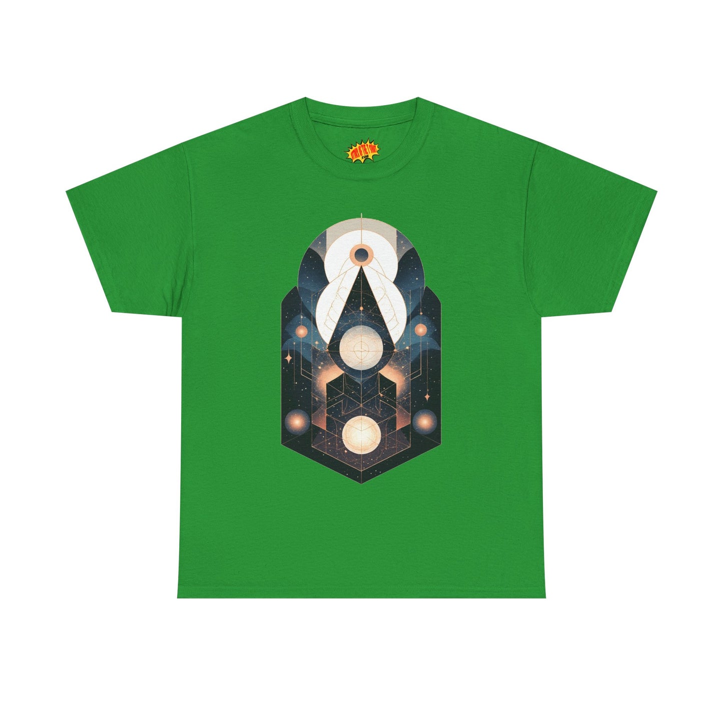 Geometric Space Art Pattern Graphic Tee Shirt *Multiple Colors*