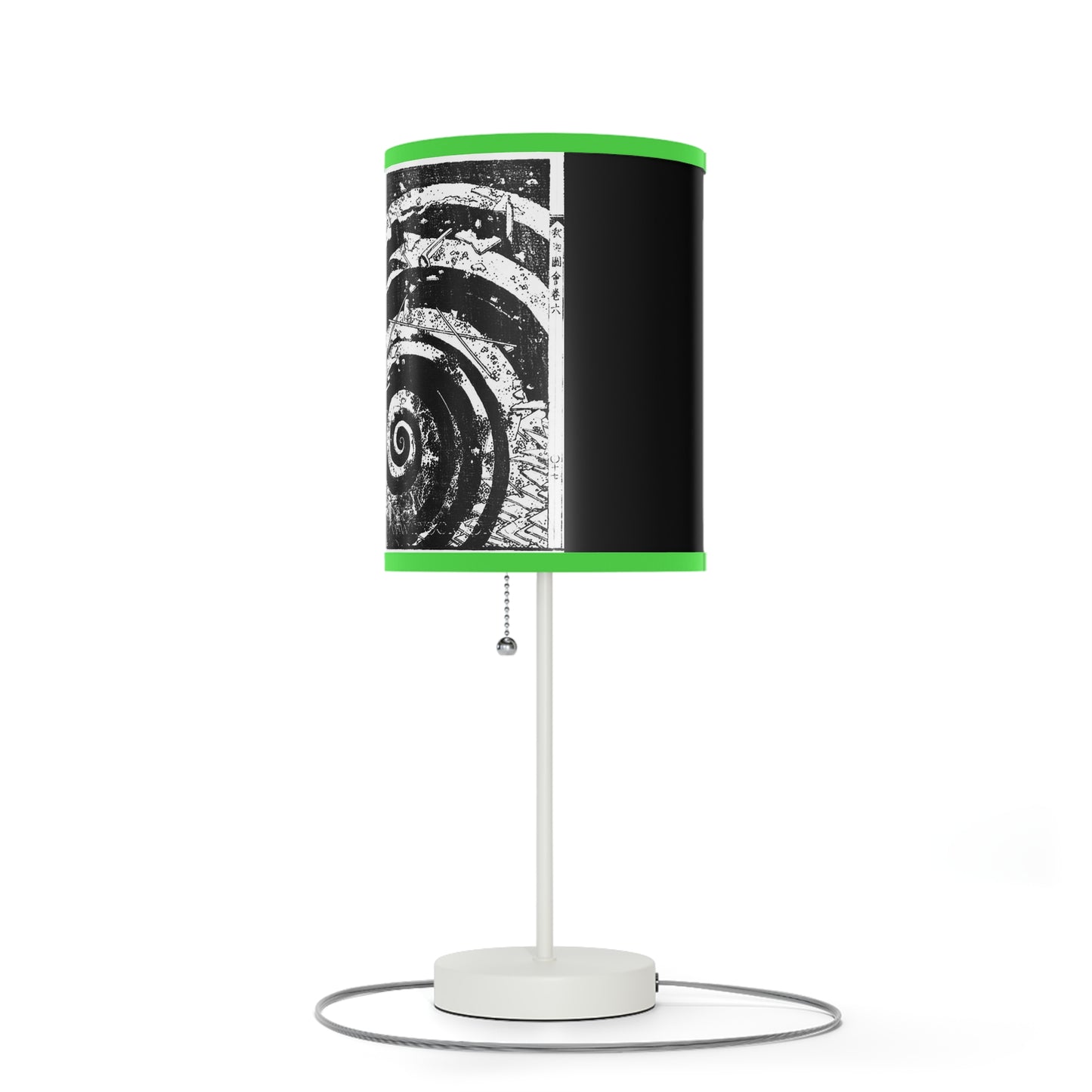 Destruction by Hokusai Japanese Woodcut Lamp
