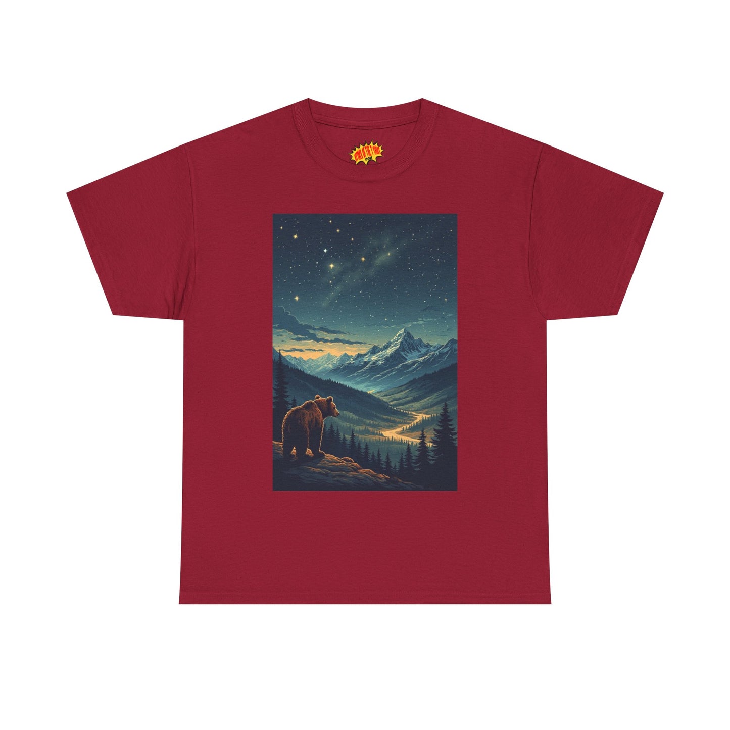 Mountain Bear Aurora Scene T-Shirt *Multiple Colors*