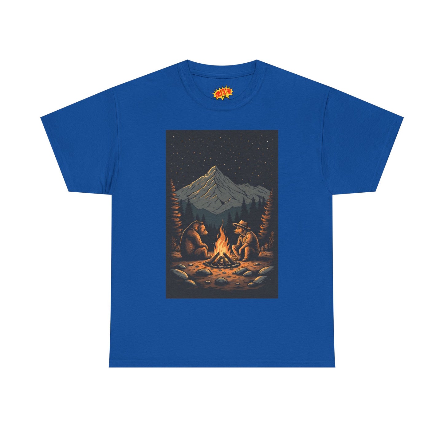 Mountain Bears Campfire Scene T-Shirt *Multiple Colors*