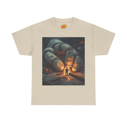 Anime Factory Welder w/Giant Robot Mech Hand T-Shirt