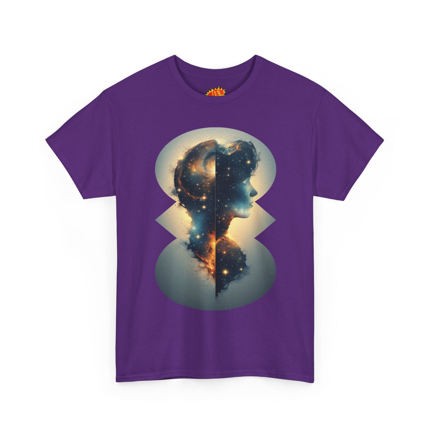 Cosmic Silhouette Galaxy Graphic Art Tee Shirt *Multiple Colors*
