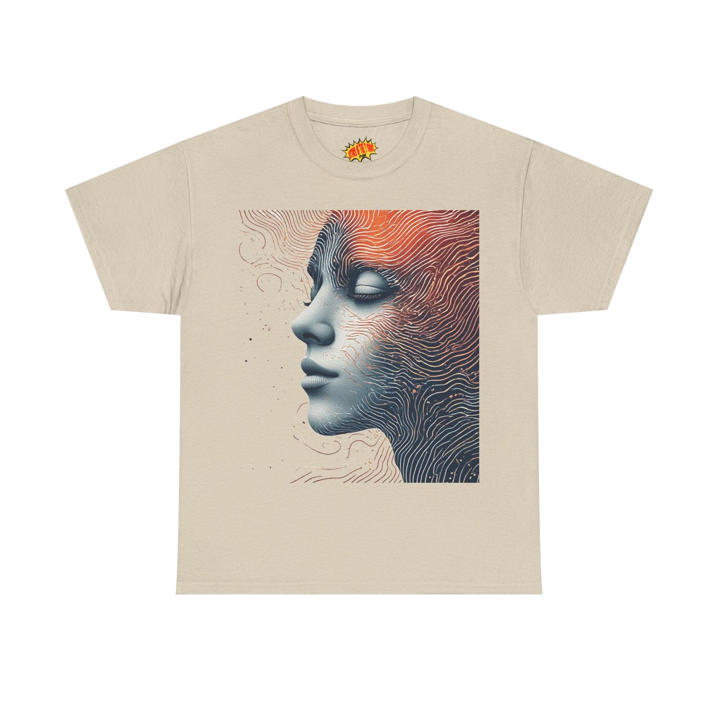 Graphic Art Face Tee Shirt *Multiple Colors*